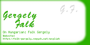 gergely falk business card